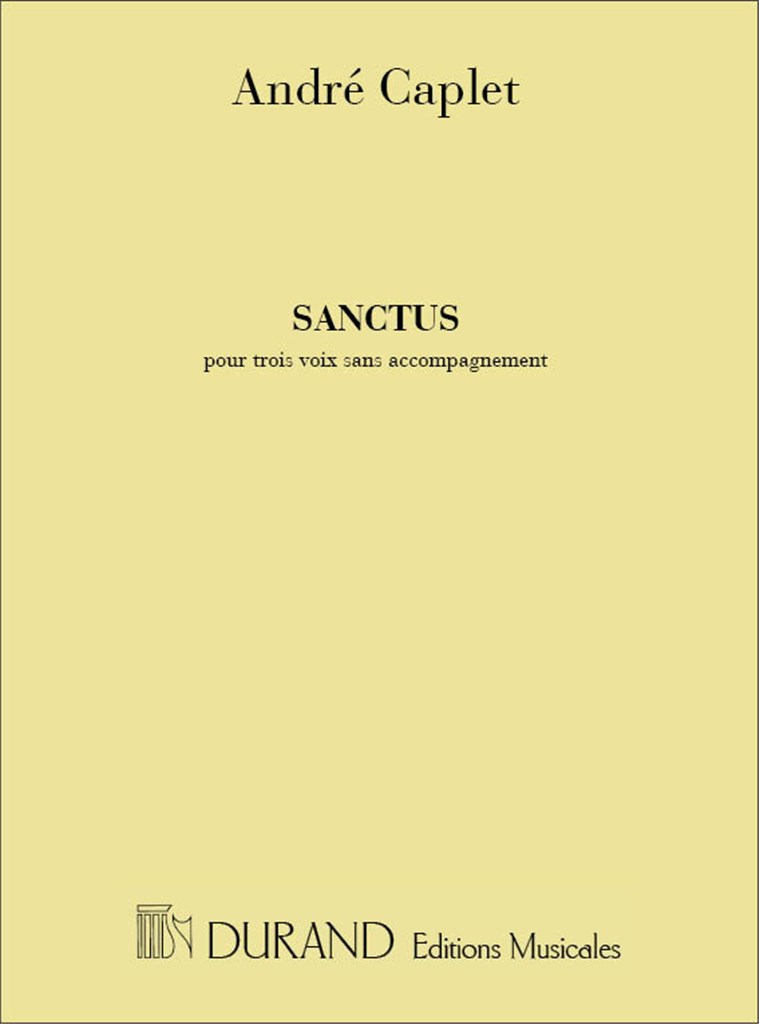 Sanctus 3 Voix Choeurs